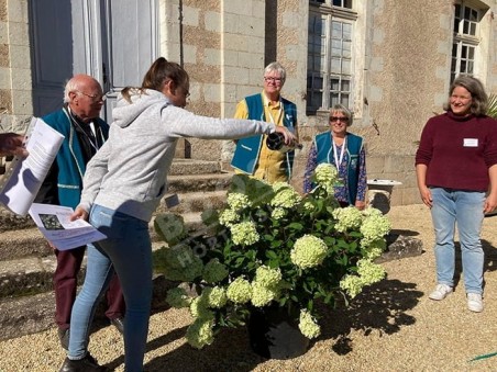 Bapteme à la fete des plantes de la Hay Fouassière